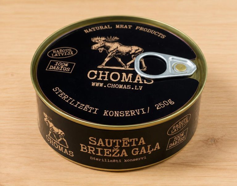 Latvijas brieža gaļas konservs - 250g