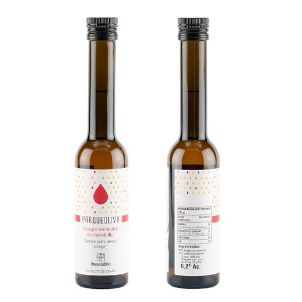 Parqueoliva Quince Semi-Sweet Vinegar - 250 ml