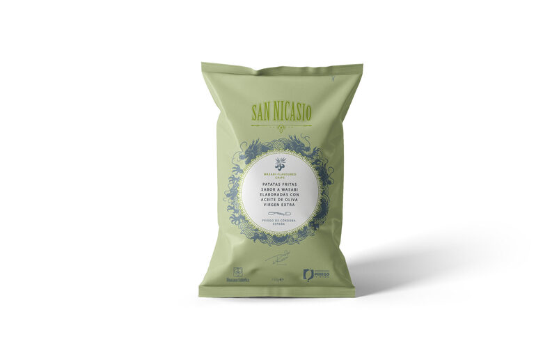 San Nicasio Potato Chips with Wasabi Flavour