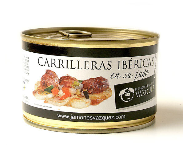 Iberian Black Pork Cheeks in Their Own Juices - 400 gr