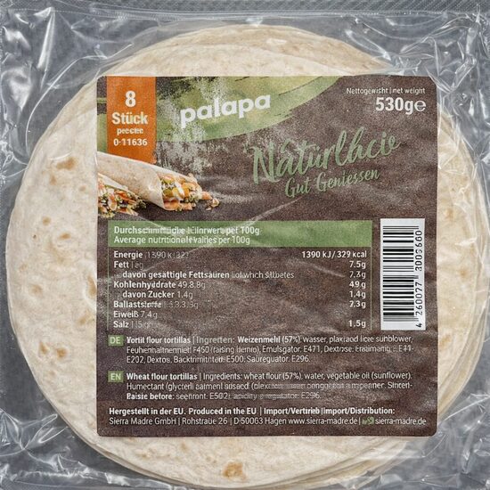 Tortillas 18gab. iepakojums