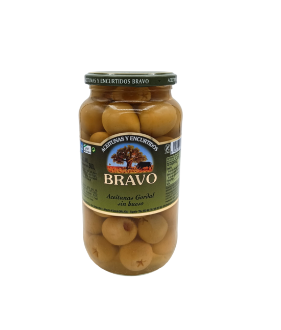 Gordal (large green olives), with and without pits