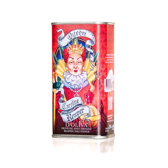 Extra virgin olive oil “Queen Caroline Reaper” with chili - 250ml