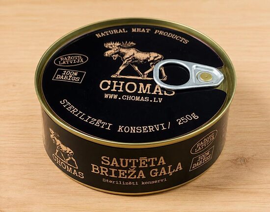 Latvijas brieža gaļas konservs - 250g